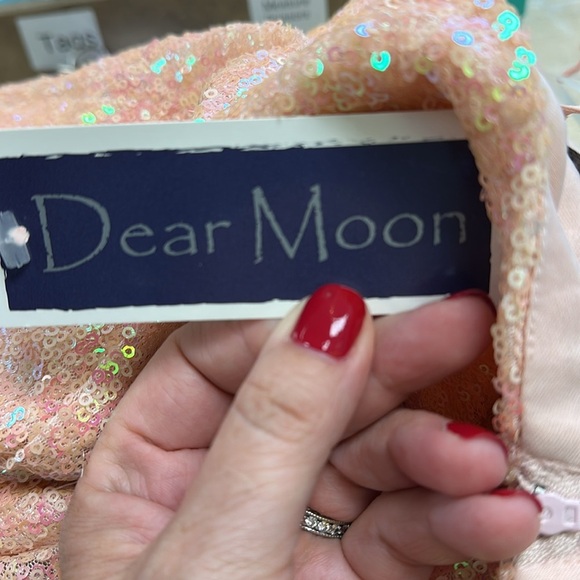 Dear Moon Pink Sequin Mini Dress Size 7 – NWT - Picture 5 of 8